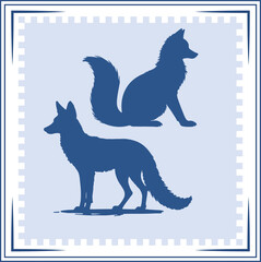 Fox silhouette Fox Icon Fox silhouette illustration