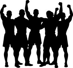 American Football Players  vector bundle