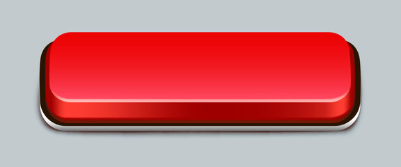 Colorful realistic 3d button.