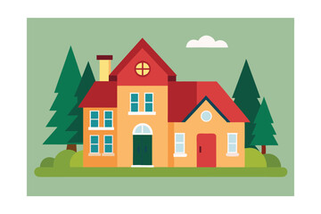 vector illustration of a house