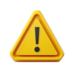 Exclamation mark stands out, conveying alertness and sense of urgency