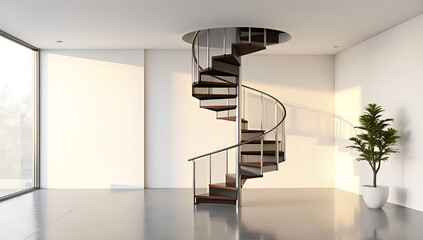 Serene Sophistication: A Composition in White and Steel