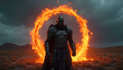 Enchanting Flames: Warrior of Runes