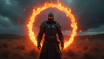 Intense Glow of the Magic Circle