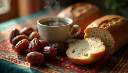 Rich Textures of a Ramadan Meal: A Visual Delight