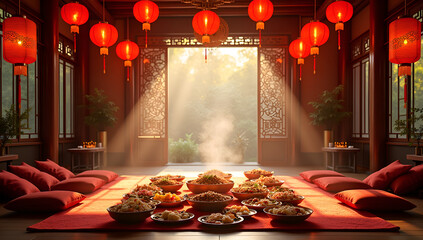 Festival Glow: Capturing the Spirit of an Oriental Celebration