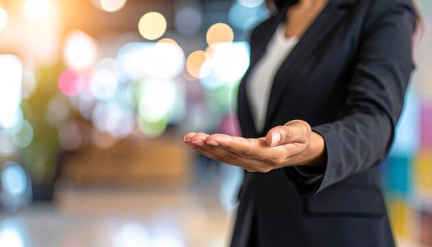 Una mano extendida en se&ntilde;al de apertura profesional y compromiso con nuevas alianzas estrat&eacute;gicas, mostrando disposici&oacute;n para construir relaciones comerciales s&oacute;lidas y sostenibles a largo plazo.