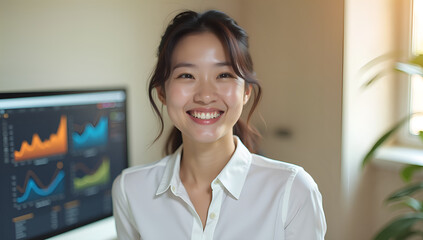 Stylish Success: A Modern Professional's Moment