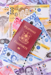 Philippines passport for travelling, flying and doing business. Philippines document