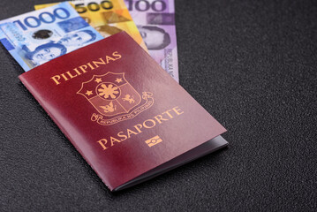 Philippines passport for travelling, flying and doing business. Philippines document