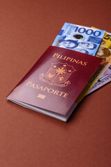 Philippines passport for travelling, flying and doing business. Philippines document