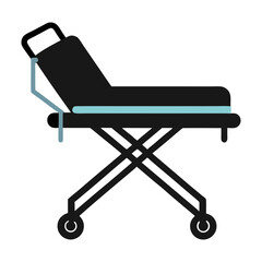 Silhouette vector illustration of an electronic foldable ambulatory