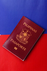 Philippines passport for travelling, flying and doing business. Philippines document