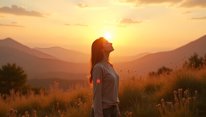 A Peaceful Moment Under Painted Skies