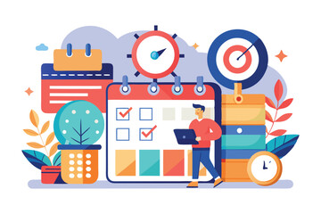 Effective time management strategies for achieving target deadlines using scheduling tools and techniques