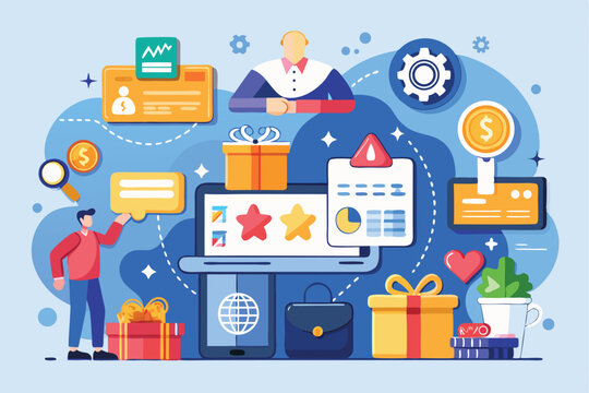 Earn loyalty program points to get online rewards through engaging activities on your digital platform for a rewarding experience