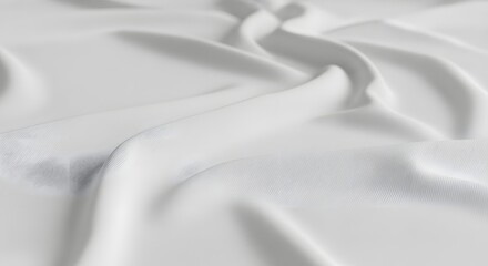 White Fabric Texture Abstract Design