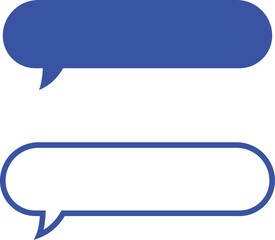 Naklejka premium Blank empty speech bubbles chat icon set. Retro colorful special offer design elements, chat emblem, black callout sign collection Isolated on transparent background. Vector illustration for web app.