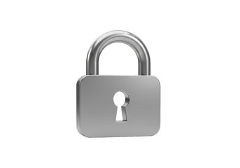 Fototapeta premium Padlock Security Icon isolated on transparent background