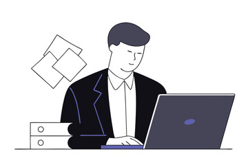 businessman-working- (3).eps