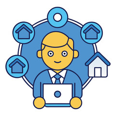 businessman work office