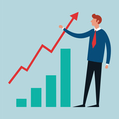financial-growth--business-up-rising-or-growing-we.eps