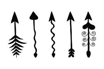 vector illustration of a set of abstract symbols