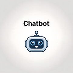 Obraz premium AI Chatbot Icon: Friendly chatbot symbolizing smart tech assistance and user interaction