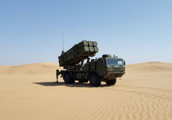 Missile launcher in preparation