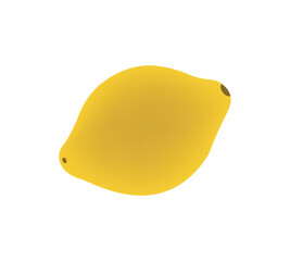  Simple vector illustration bright yellow lemons with multiple green leaves on a white background. Clean, minimal, and fresh design perfect for citrus-themed graphics.