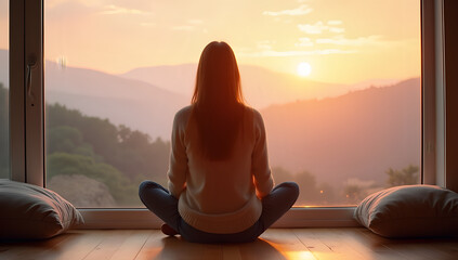 Warmth of Dawn: A Quiet Moment in a Peaceful Setting