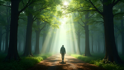 Harmony of Light and Shadow in the Wilderness