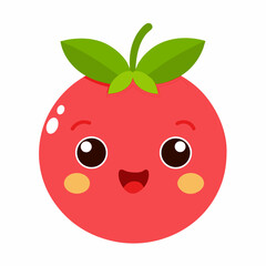 vector illustration of an apple