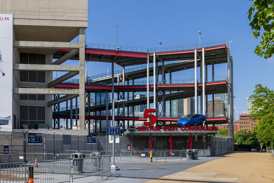Nissan Stadium the home of the Tennessee Titans in Nashville Tennessee USA