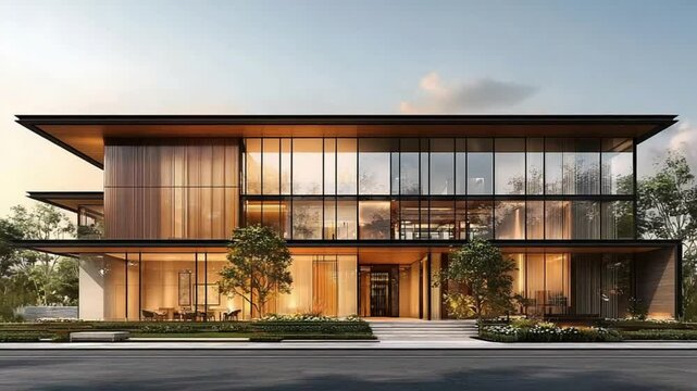 surat luxurious urban house indian architecture video