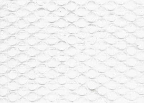 Plastic wrap air bubble transparent texture. Packaging material background.
