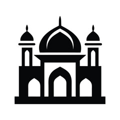 Simple Vector Illustration of a Mosque