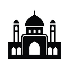 Simple Vector Illustration of a Mosque
