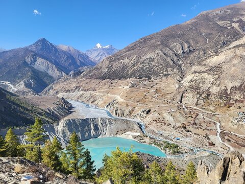 Annapurna circuit by bike himalayas nepal thorong la manang