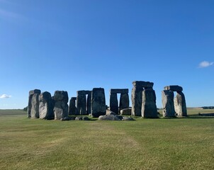 Stonehenge on a Sunny Day in Britain