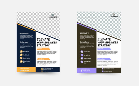 Business Flyer Template, perfect for any personal or corporate use. It&rsquo;s ideal for any company project.	
