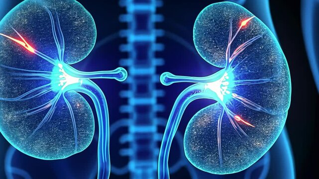 Kidney disease, renal function, treatment options. Organ health. Tubules absorb essential nutrients. Dialysis cleanses patient blood. Nephrons regulate fluid balance.