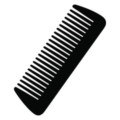 A clean, minimalist illustration of a hair comb.