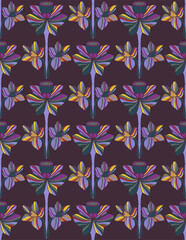 Fototapeta premium vector seamless pattern, rapport, print wallpaper, space repeating