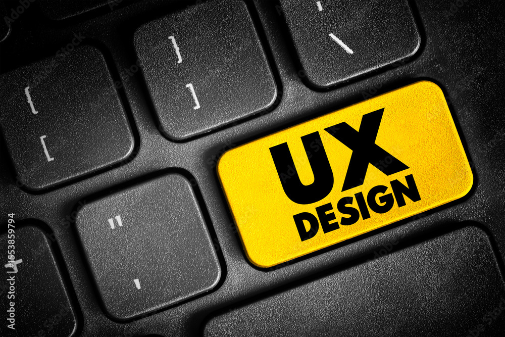 Aufkleber ux design - process of creating evidence-based, interaction designs between human users and products