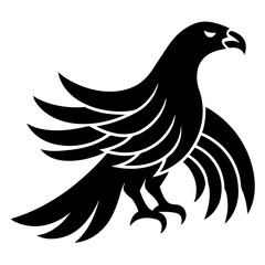 Obraz premium eagle on white background