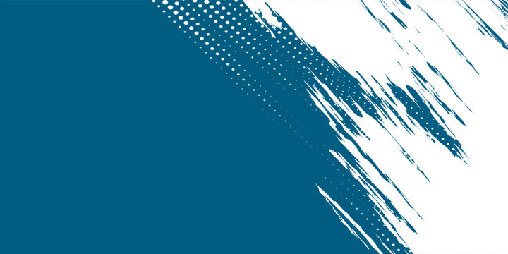 Dots halftone white end blue gradient color pattern grunge texture background. vector illustrator