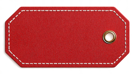  red tag , PNG style, transparent background 