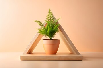 Fototapeta premium plant in flowerpot