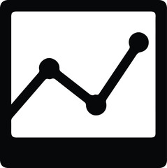 Video of statistical analysis graph chart simple icon design concept